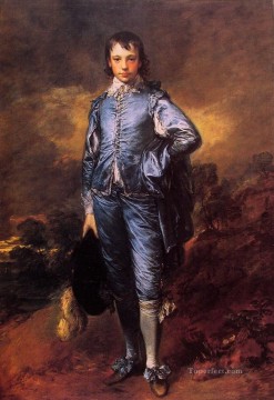 トーマス・ゲインズバラ Painting - ブルーボーイ ジョナサン・バトールの肖像画 トーマス・ゲインズボロー